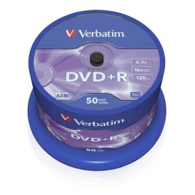 Comprar DVD+R Verbatim Advanced AZO 16X/ Tarrina-50uds - Ganga Electrónica