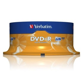 Comprar DVD-R Verbatim Advanced AZO 16X/ Tarrina-25uds - Ganga Electrónica