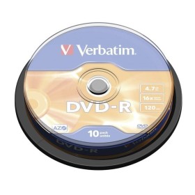 Comprar DVD-R Verbatim Advanced AZO 16X/ Tarrina-10uds - Ganga Electrónica