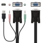 Comprar KVM Switch Nanocable 10.12.0001/ PC - Cpu: 2 VGA + 2 USB + 4 Jack 3.5 - Consola: 2 USB + VGA + 2 jack 2.5/ 1.4M - Ganga 