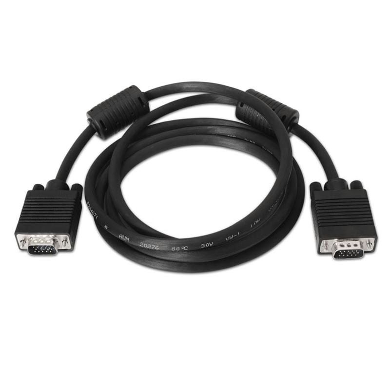 Comprar Cable SVGA Nanocable 10.15.0101/ VGA Macho - VGA Macho/ 1m/ Negro - Ganga Electrónica