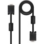 Comprar Cable SVGA Nanocable 10.15.0101/ VGA Macho - VGA Macho/ 1m/ Negro - Ganga Electrónica