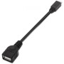 Comprar Cable USB 2.0 Nanocable 10.01.3500/ MicroUSB Macho - USB Hembra/ 15cm/ Negro - Ganga Electrónica