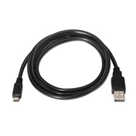 Comprar Cable USB 2.0 Nanocable 10.01.0503/ USB Macho - MicroUSB Macho/ 3m/ Negro - Ganga Electrónica