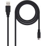 Comprar Cable USB 2.0 Nanocable 10.01.0503/ USB Macho - MicroUSB Macho/ 3m/ Negro - Ganga Electrónica