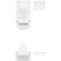 Comprar Conector RJ45 Nanocable 10.21.0201/ Cat.6/ 10 uds - Ganga Electrónica