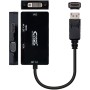 Comprar Cable Conversor Nanocable 10.16.3301-BK/ Displayport Macho - VGA Hembra/ DVI Hembra/ HDMI Hembra/ 15cm/ Negro - Ganga El
