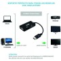 Comprar Cable Conversor Nanocable 10.16.3301-BK/ Displayport Macho - VGA Hembra/ DVI Hembra/ HDMI Hembra/ 15cm/ Negro - Ganga El