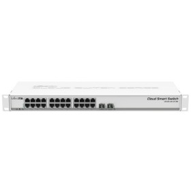 Comprar Switch Mikrotik CSS326-24G-2S+RM 26 Puertos/ RJ45 10/100/1000/ SFP/ PoE IN - Ganga Electrónica