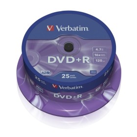 Comprar DVD+R Verbatim Advanced AZO 16X/ Tarrina-25uds - Ganga Electrónica