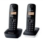 Comprar Teléfono Inalámbrico Panasonic KX-TG1612SP1/ Pack DUO/ Negro - Ganga Electrónica