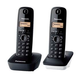 Comprar Teléfono Inalámbrico Panasonic KX-TG1612SP1/ Pack DUO/ Negro - Ganga Electrónica
