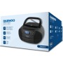 Comprar Radio CD Daewoo DW3014/ 4W/ a Pilas/ con Cable/ Negro - Ganga Electrónica