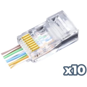 Comprar Conector RJ45 Phasak PHK 2240 Cat.6 UTP/ 10 uds - Ganga Electrónica