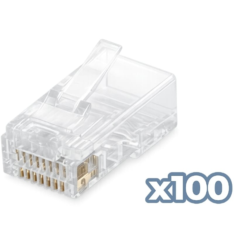Comprar Conector RJ45 Phasak PHK 2240 Cat.6 UTP/ 100 uds - Ganga Electrónica