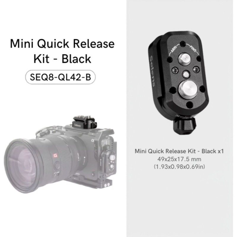 Comprar Selens Q-Lock Mini Quick Release System (Black) - Ganga Electrónica