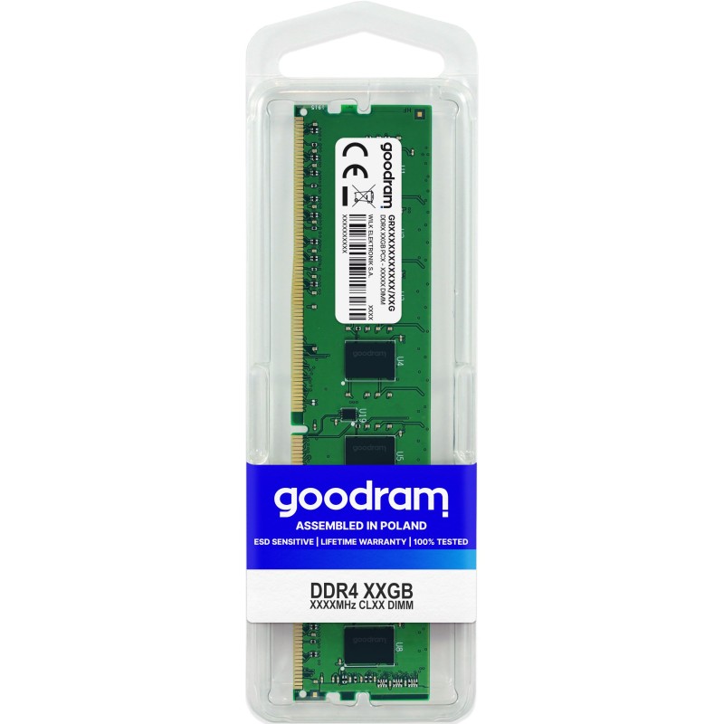 Comprar Memoria Goodram Ddr4 16gb Pc2666 Retail Cl19 Gr2666d464l19/16g - Ganga Electrónica