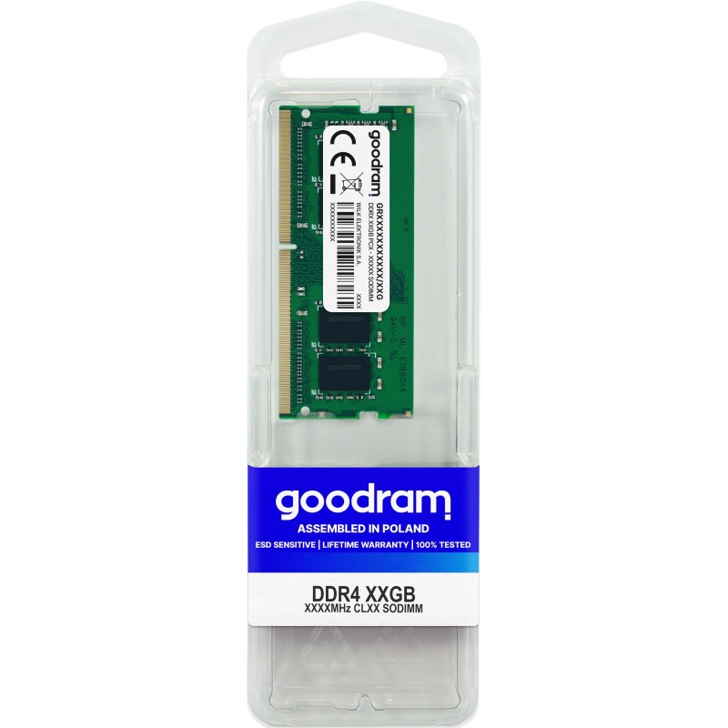 Comprar Memoria Ram Goodram 16gb Ddr4 3200mhz Sodimm Cl22 2048x8 - Ganga Electrónica