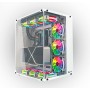 Comprar Caja Pc Talius Atx Gaming Cronos Blanca Rgb Cristal Templado Usb 3.0 - Ganga Electrónica