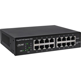 Comprar Inline Poe+ Gigabit Network Injector Hub 8 Puertos (8x Poe+), 1gbit/S, 19" (Soportes Incluidos), Metal, Sin Ventilador -