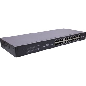 Comprar Switch De Red Gigabit Inline De 24 Puertos, 1 Gbit/S, 48,26 Cm (19"), Metal, Sin Ventilador - Ganga Electrónica