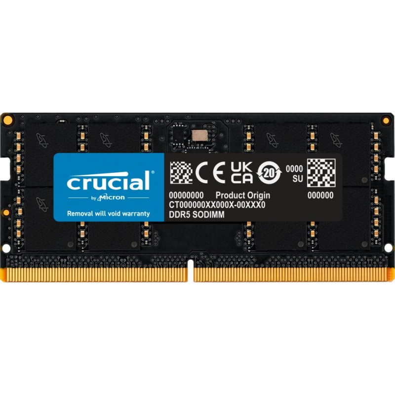 Comprar Memoria Crucial Sodimm Ddr5 32gb 5600 Mhz Pc5 44800 Cl46 - Ganga Electrónica