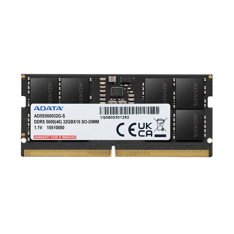 Comprar Memoria Ram Adata Ad5s560016g-S 16gb 1x16gb Ddr5 5600mhz Cl46 So-Dimm Ecc - Ganga Electrónica