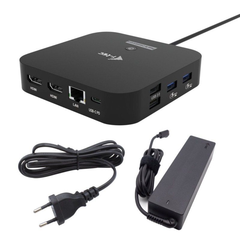 Comprar I-Tec Usb-C Dual Hdmi Ds 2xhdmi 1xglan 2xusb-A 3.2 2xusb 2.0 1xusb-C Gen2 1xusb-C Gen1 1xaudio Mic Jack 1x100w Usb-C - G