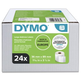 Comprar Dymo Etiqueta Adhesiva Labelwriter Para Direccion 36x89 Mm Blanca Pack De 24 Rollos - Ganga Electrónica