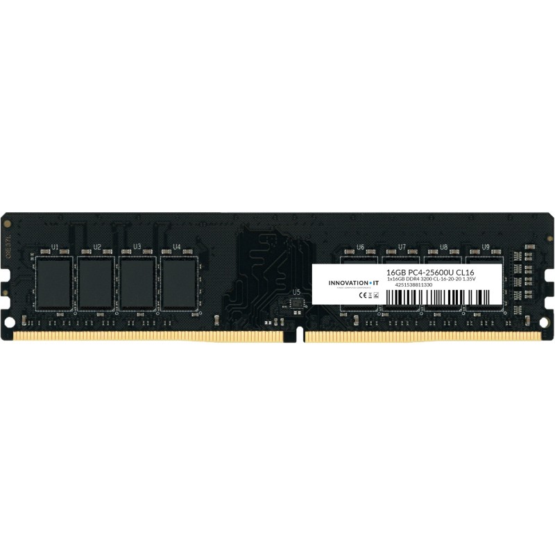Comprar Memoria Ram Innovation Ddr4 16gb 3200 It Cl16-20-20 1,35v Ld 8-Chip - Ganga Electrónica