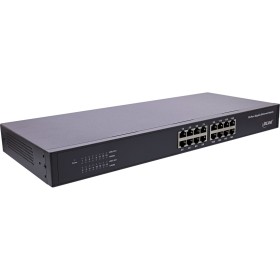 Comprar Switch De Red Gigabit Inline De 16 Puertos, 1 Gbit/S, 48,26 Cm (19"), Metal, Sin Ventilador - Ganga Electrónica