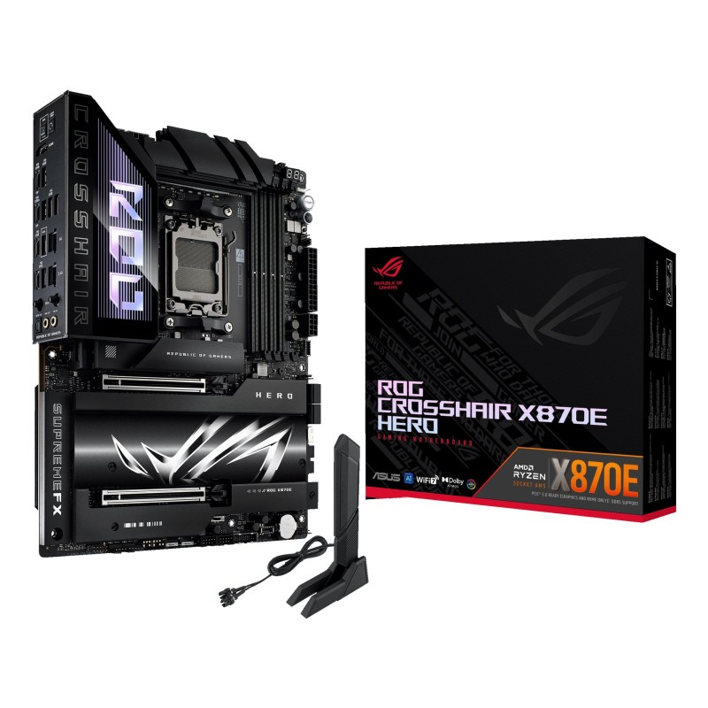 Comprar Asus Rog Crosshair X870e Hero Amd X870e Zócalo Am5 Atx - Ganga Electrónica