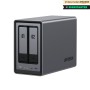 Comprar Ugreen Nasync Dxp2800 Nas System 2-Bay Compacto Intel N N100 8 Gb Ddr5 0 Tb Ugos Pro Negro - Ganga Electrónica