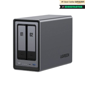 Comprar Ugreen Nasync Dxp2800 Nas System 2-Bay Compacto Intel N N100 8 Gb Ddr5 0 Tb Ugos Pro Negro - Ganga Electrónica