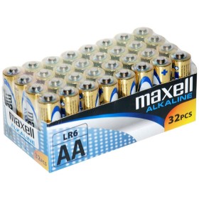 Comprar Maxell Pilas Alcalinas Aa - Lr06- Pack 32 Uds - Ganga Electrónica