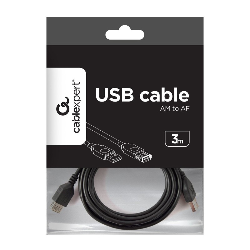 Comprar Gembird Cable Usb2.0 A/A (Alargo) 3m Negro Ccp-Usb2-Amaf-10 - Ganga Electrónica