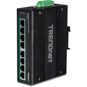 Comprar Trendnet Ti-Pg80b Switch 8 Puertos Industrial Gigabit Poe+ Din-Rail (24-56v) - Ganga Electrónica
