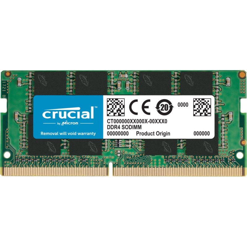 Comprar Memoria Crucial Ddr4 16gb Crucial Sodimm 3200 Mhz Pc4 25600 Ct16g4sfs832a - Ganga Electrónica