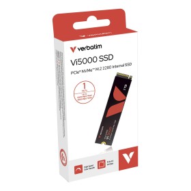 Comprar Verbatim Ssd 1tb, Pcie 4.0, M.2 2280, Nvme, Vi5000 31826 - Ganga Electrónica