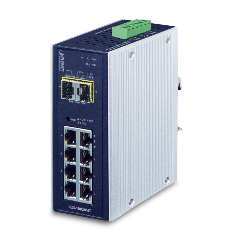 Comprar Planet Igs-10020mt Switch Gestionado L2 Gigabit Ethernet (10/100/1000) Negro - Ganga Electrónica