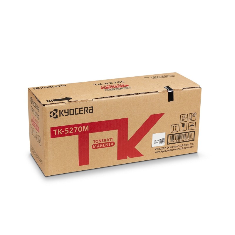 Comprar Toner Original Kyocera Tk 5270m,Magenta,Original,Kit De Toner,Para Ecosys M6230cidn, M6630cidn, P6230cdn - Ganga Electró