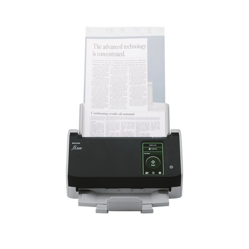Comprar Fujitsu Ricoh Fi-8040 Alimentador Automático De Documentos (Adf) + Escáner De Alimentación Manual 600 X 600 Dpi A4 Negro