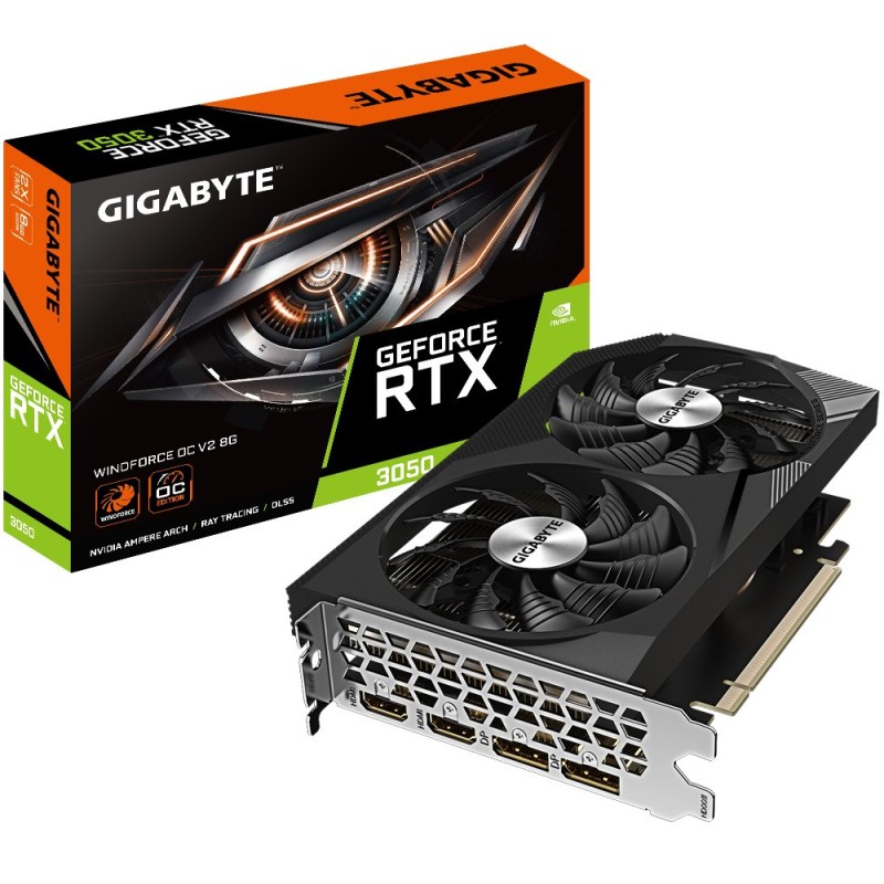 Comprar Tarjeta Grafica Gigabyte Rtx 3050 Windforce Oc V2 8gb - Ganga Electrónica