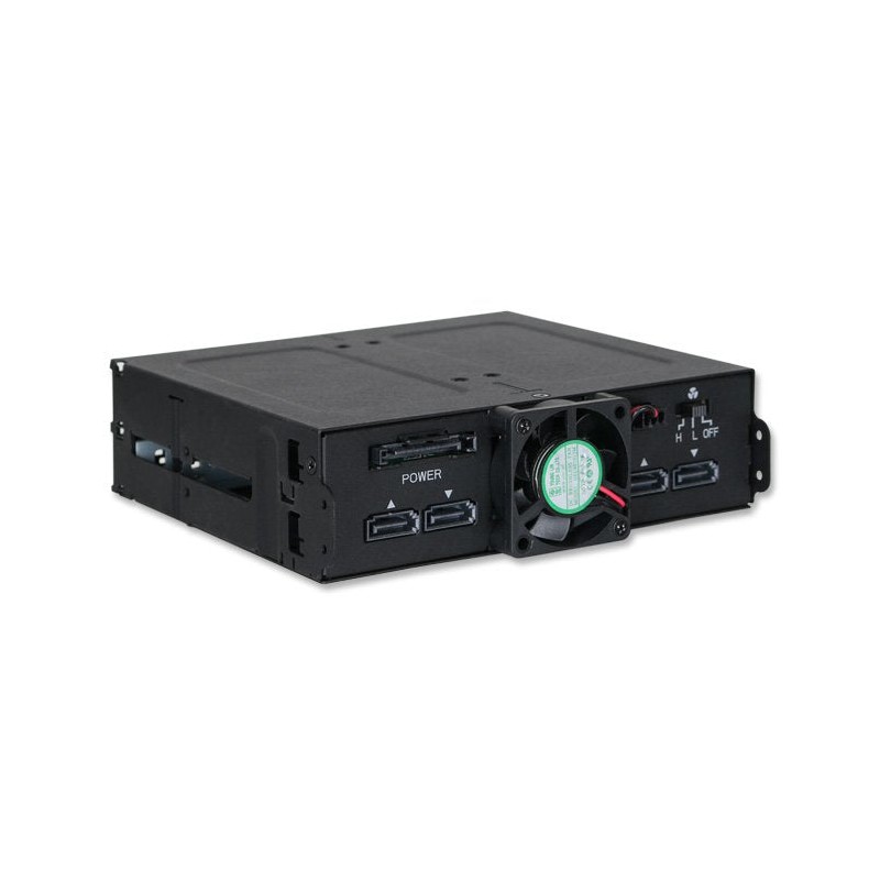 Comprar Icy dock Mb607sp-B Panel Bahía Disco Duro 13,3 Cm (5.25") Funda De Disco Duro Negro - Ganga Electrónica