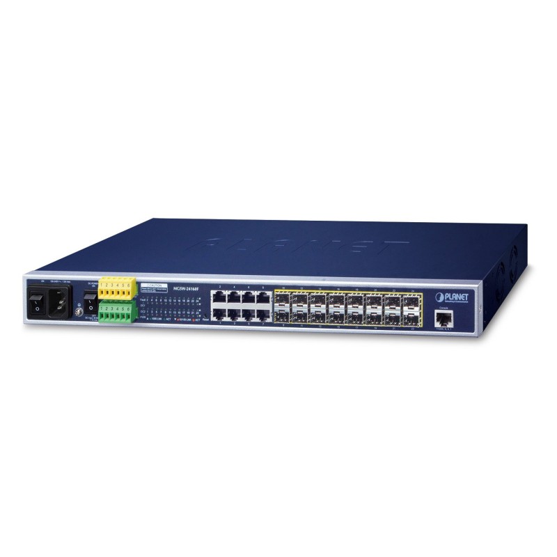 Comprar Planet Mgsw-24160f Switch Gestionado L2+ Gigabit Ethernet (10/100/1000) Negro 1u Energía Sobre Ethernet (Poe) - Ganga El