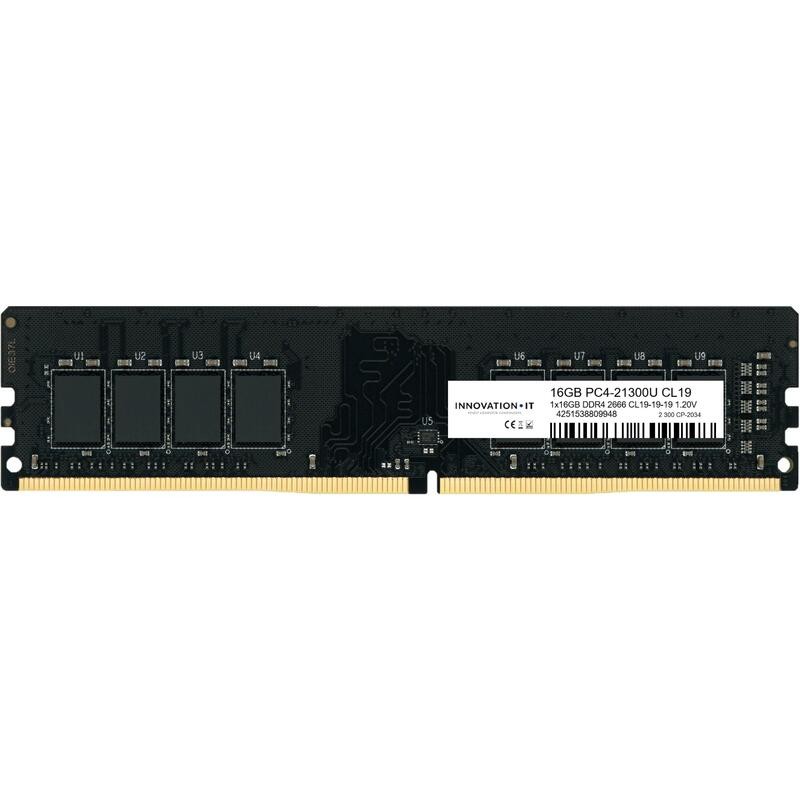 Comprar Memoria Ram Innovation Ddr4 16gb 2666 It Cl19-19-19 1.20v Ld 8-Chip - Ganga Electrónica