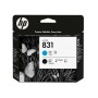 Comprar Cabezal Hp 831 Negro + Cian - Cz677a - Ganga Electrónica