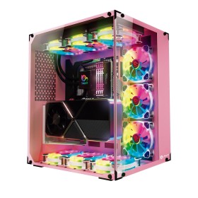 Comprar Caja Pc Talius Atx Gaming Cronos Orchid Rgb Cristal Templado Usb 3.0 - Ganga Electrónica