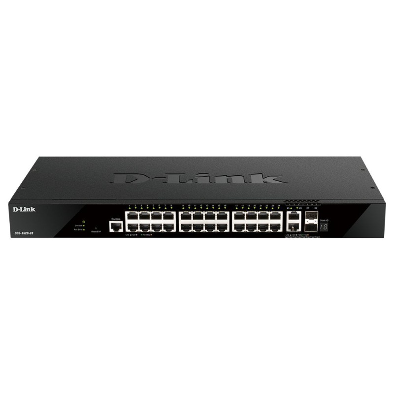 Comprar Switch Gestionable D-Link Dgs-1520-28 28 Puertos Rj-45 10 100 1000 Sfp - Ganga Electrónica