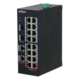 Comprar Dahua HS3220-16GT-190 Switch Hardened POE 16 Puertos Gigabit (2RJ45+2SFP) Uplink Gigabit 190w No_manejable LAYER2 - Gang